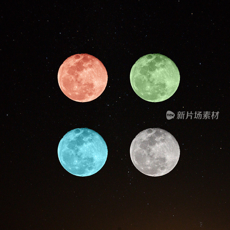 月食序列和超级月亮