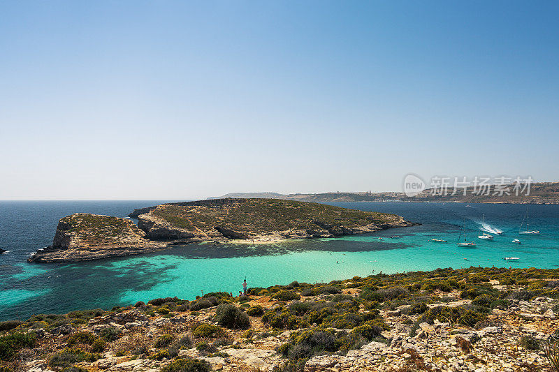 蓝色泻湖，Comino，马耳他