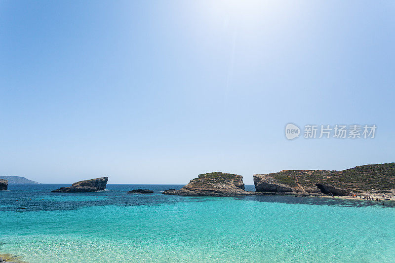 蓝色泻湖，Comino，马耳他