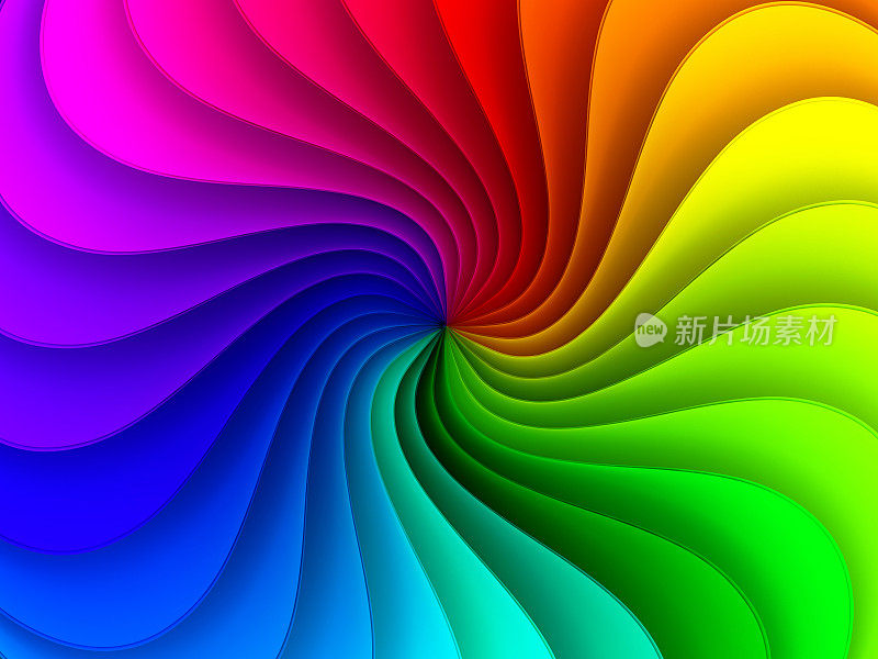 抽象的彩虹背景