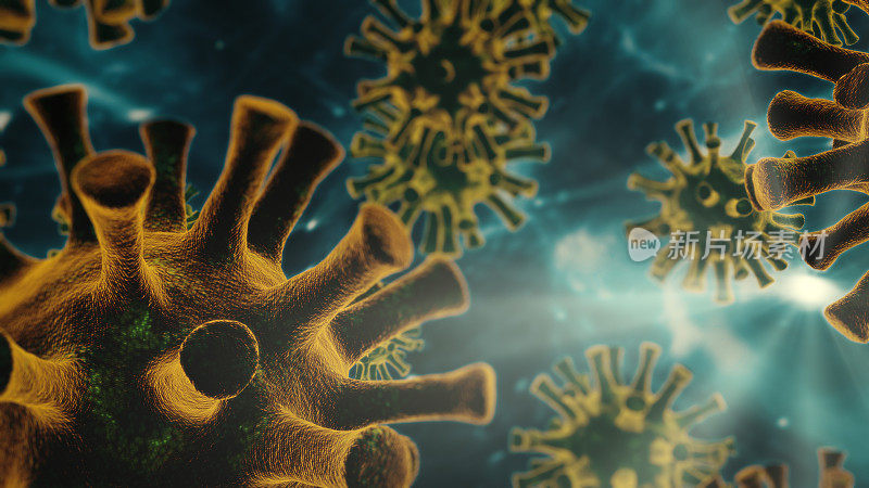 显微镜下观察细菌细胞或病毒
