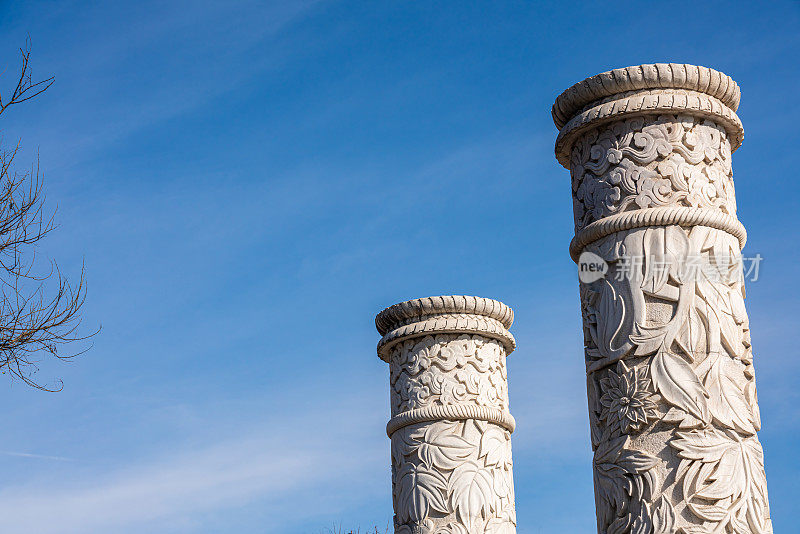 中国石雕装饰柱