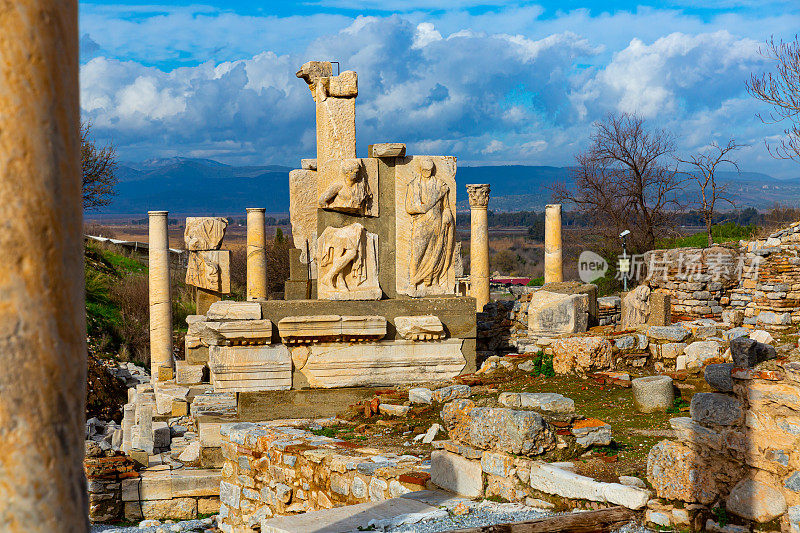 土耳其以弗所古城水神喷泉遗址