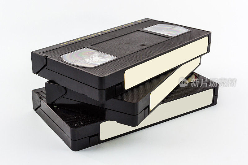 VHS录像带。
