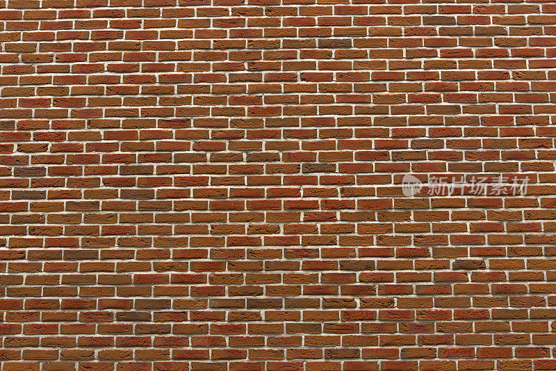 比利时根特的砖墙建筑背景