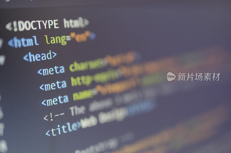 HTML网页设计代码