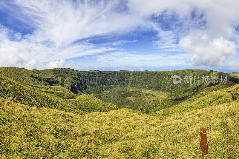 凯布火山口?戈多-法伊尔岛/亚速尔群岛