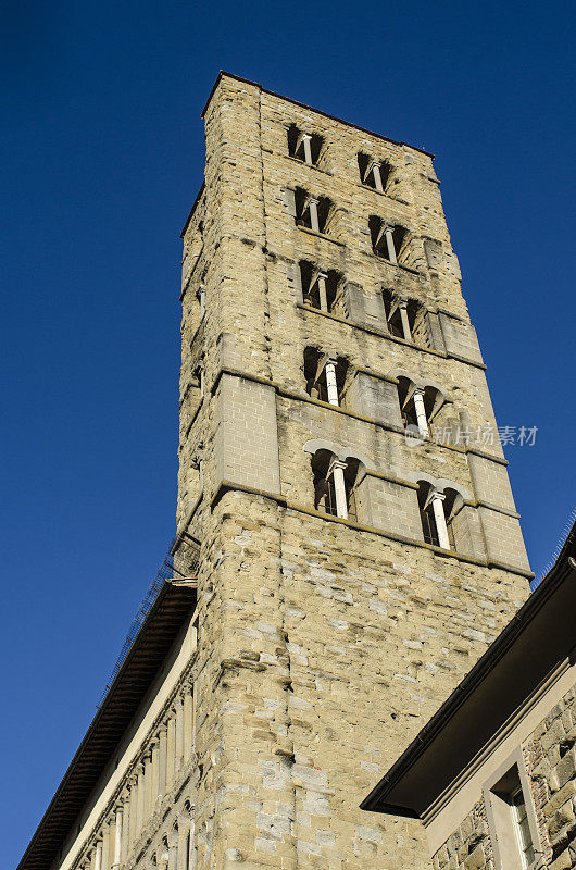 意大利阿雷佐的中世纪塔