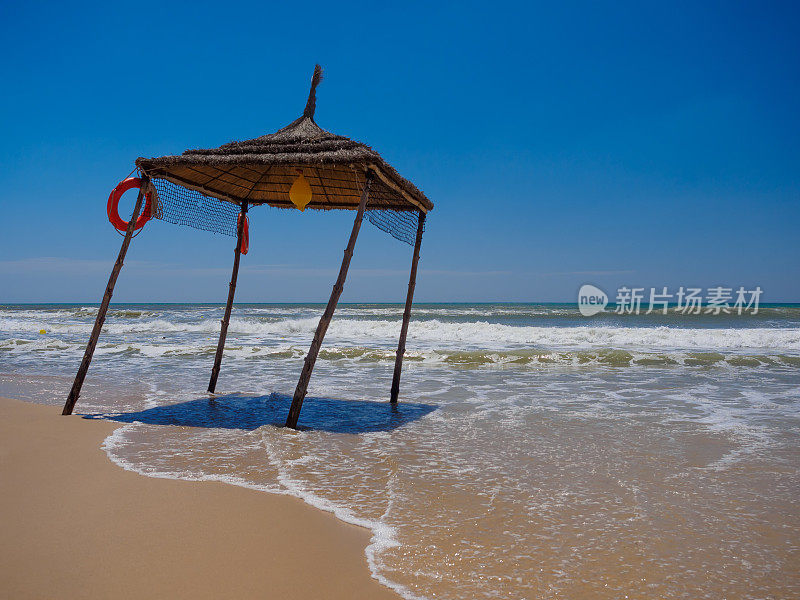 突尼斯海滩住所。