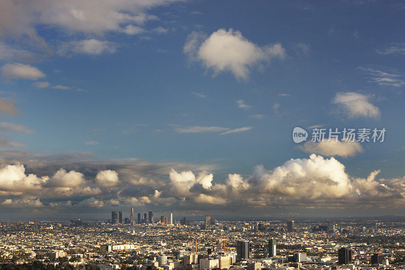 洛杉矶城市景观Cloudscape