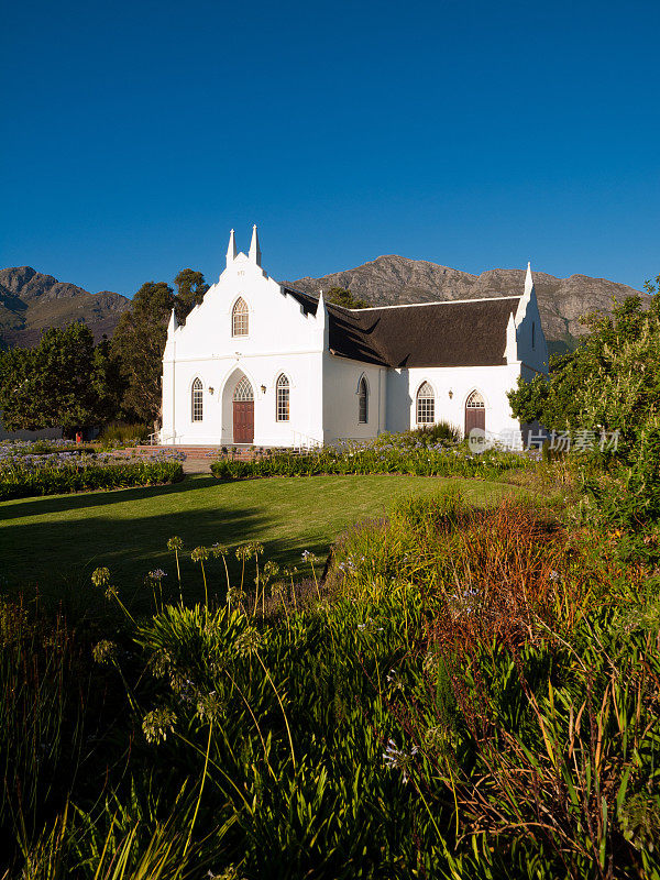 开普敦荷兰建筑，Franschhoek，南非