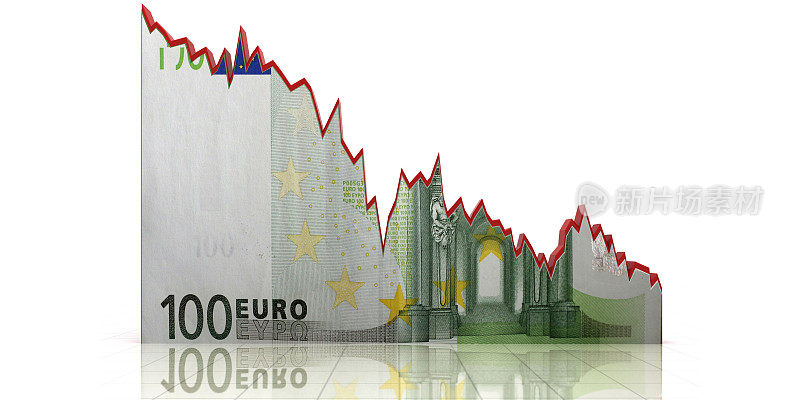 欧元货币图危机股市金融概念