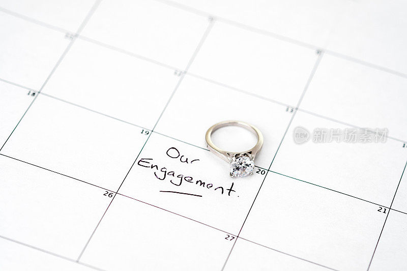 婚礼订婚-日记日期