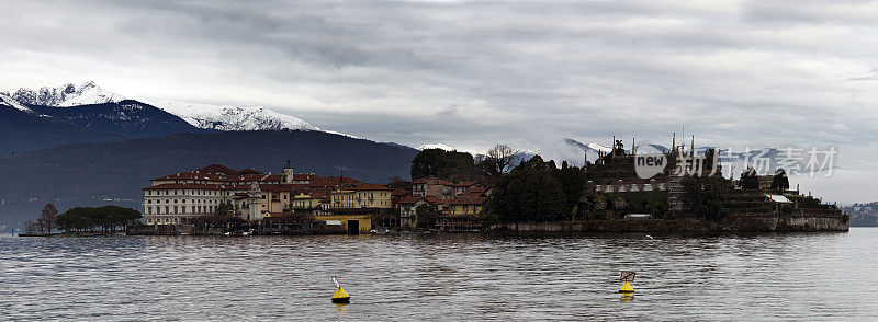 伊索拉贝拉。意大利的湖区。彩色图像