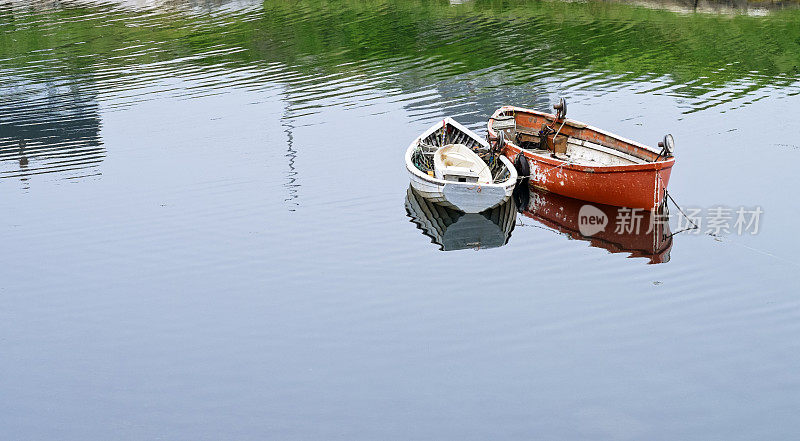 渔船，佩吉湾，加拿大新斯科舍省。