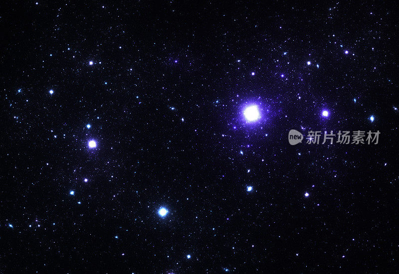 蓝色空间恒星