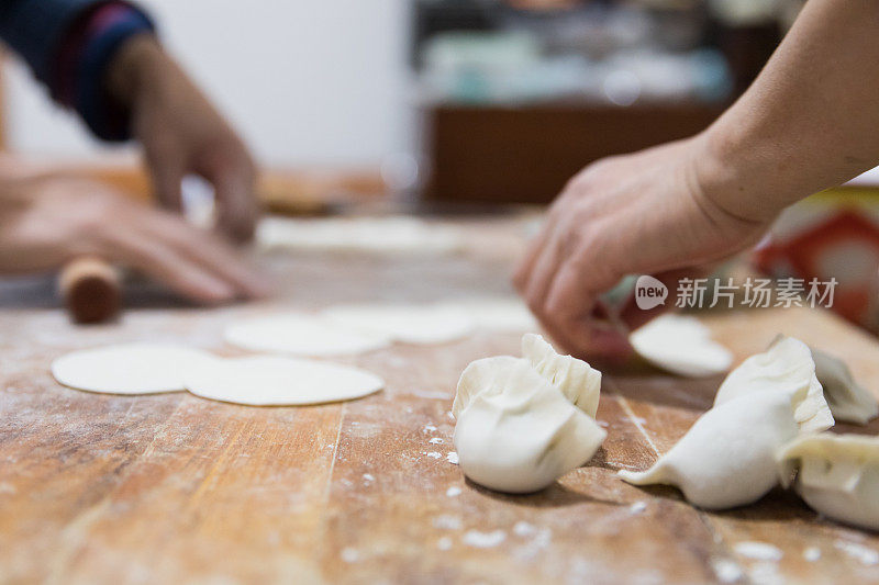 烹饪中国饺子(饺子)