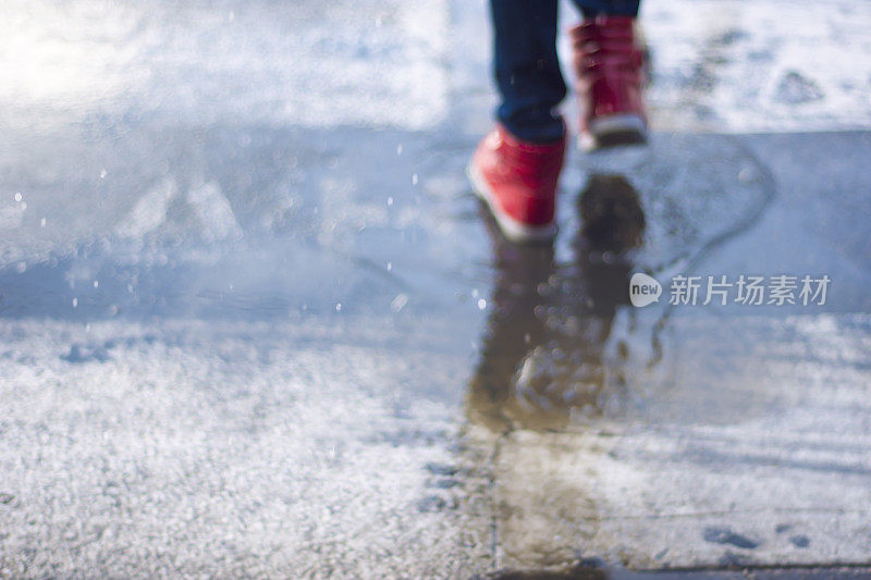 雨中漫步