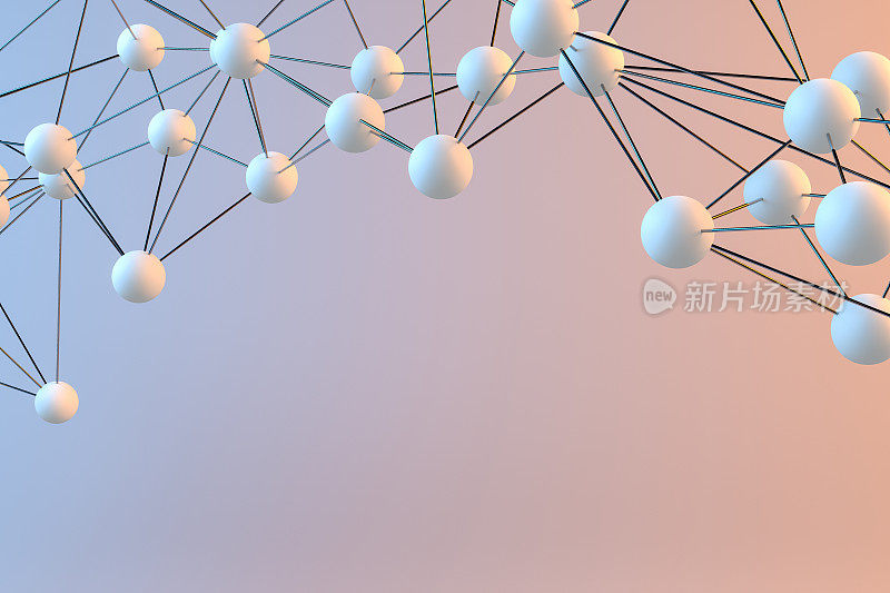 全球数字网状网络，分子，区块链