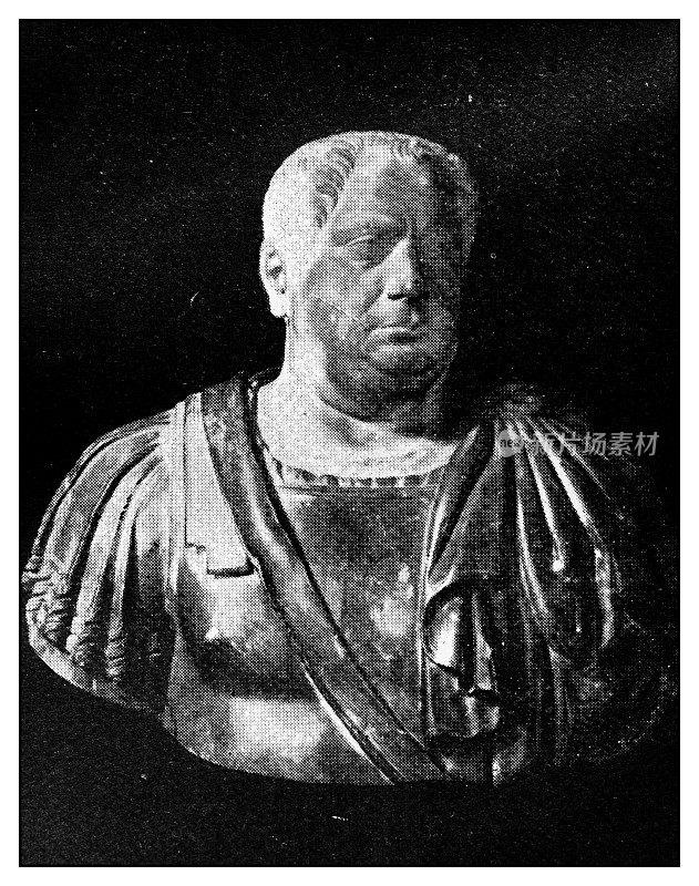经典肖像图集-罗马:维特里乌斯雕像