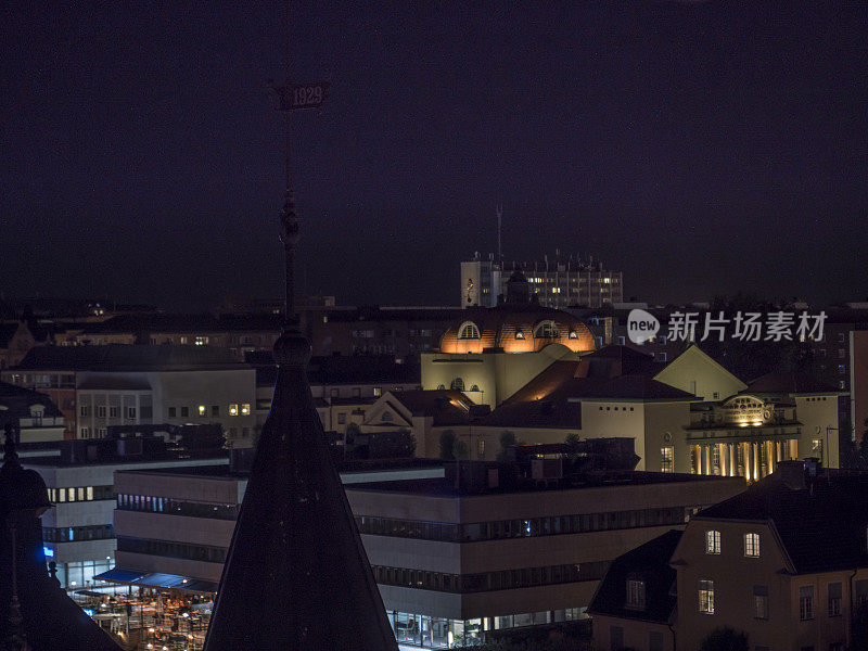 Norrköping的夜景