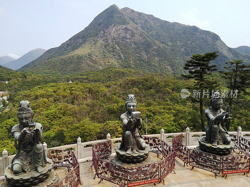 大屿山和天坛佛像，香港