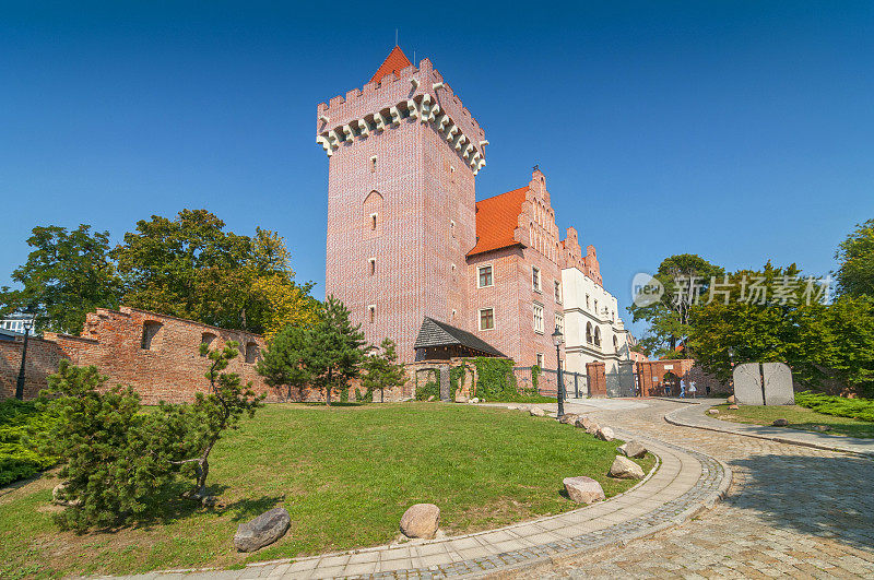 波兰波兹南的历史市中心和普zemyslaw国王城堡的重建。