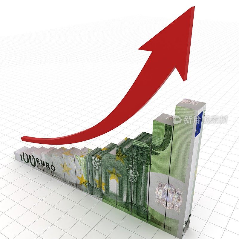 欧元货币图金融增长图