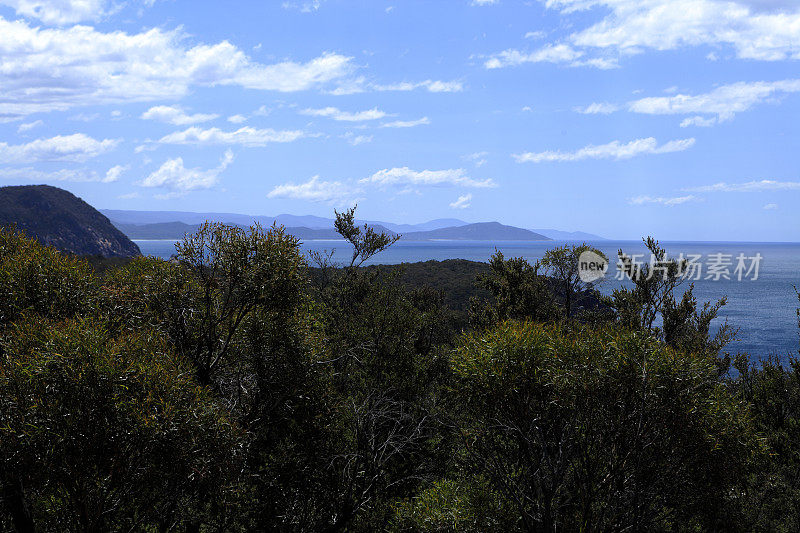 澳大利亚海岸线，塔斯马尼亚岛弗雷西内国家公园