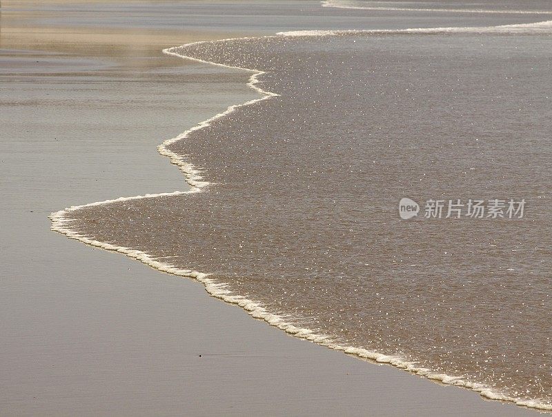 海滩上的海浪