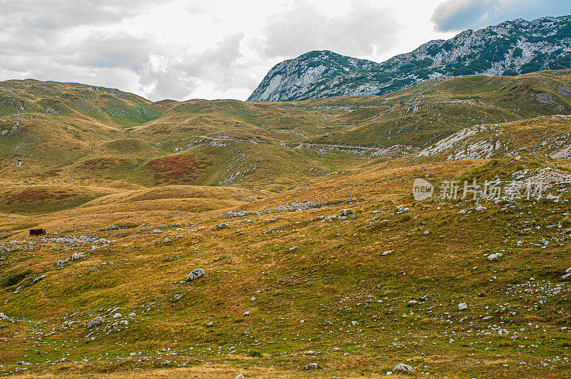 欧洲黑山的Durmitor山