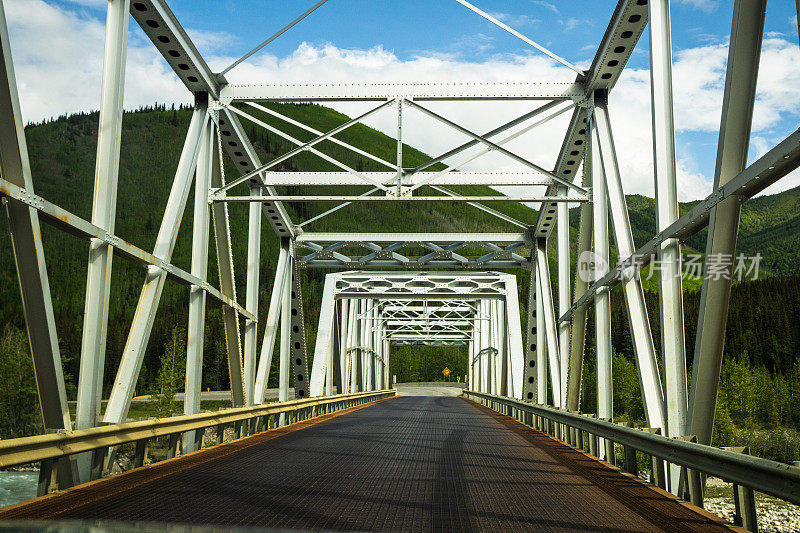 阿拉斯加公路上的育空河大桥