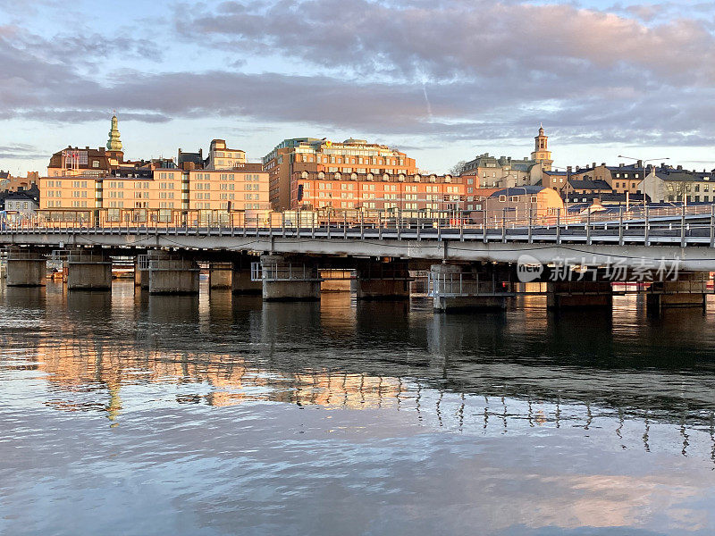 瑞典-斯德哥尔摩-大桥和Södermalm