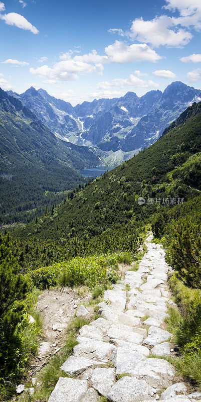 波兰假期-塔特拉山脉的莫斯基奥科湖