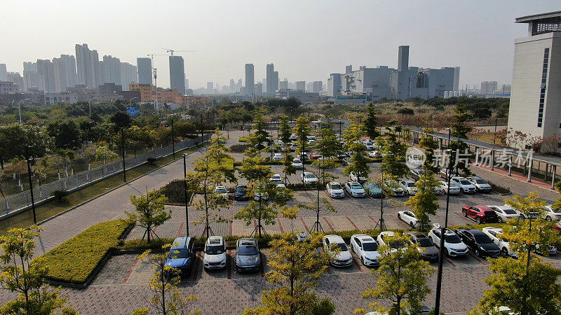 室外停车场