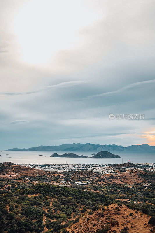 爱琴海Turgutreis镇全景