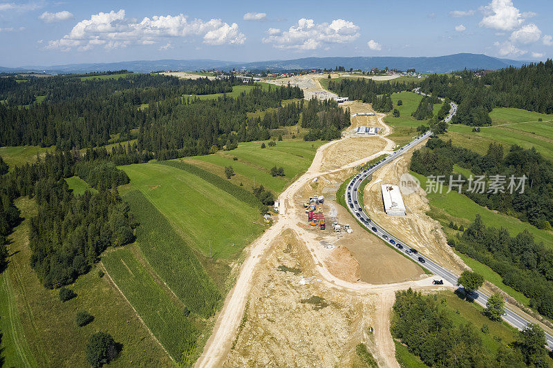 正在建设的s7公路，波兰