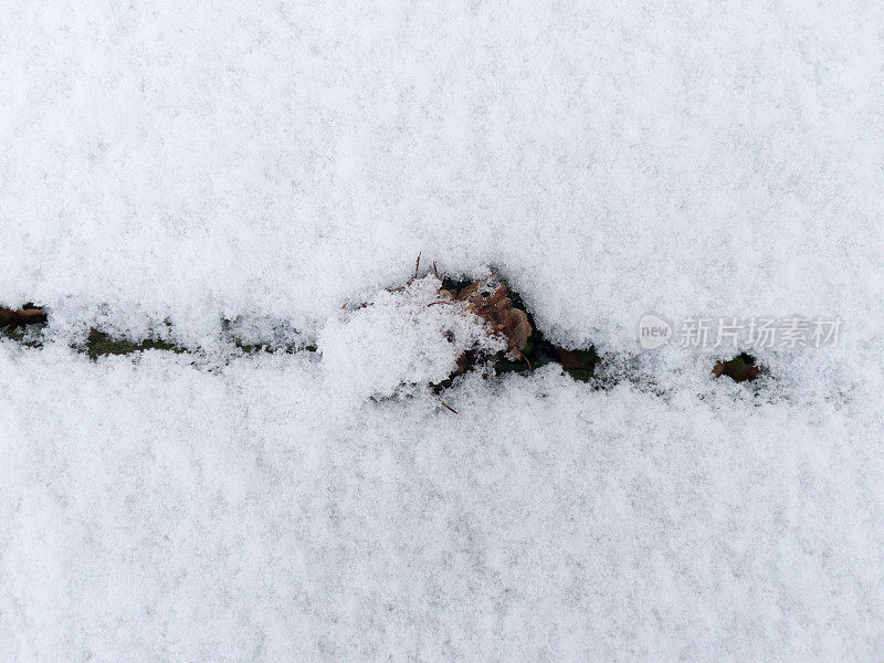 冬天的纹理，雪的背景