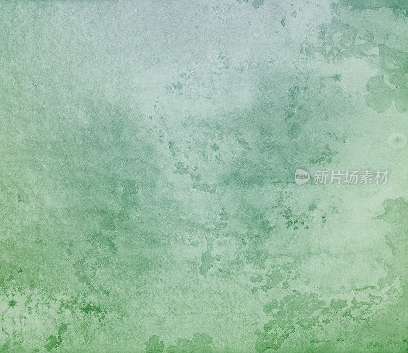 褪色的绿色软Grunge背景复古纹理表面