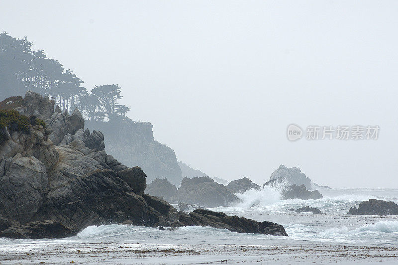 加州的海岸线