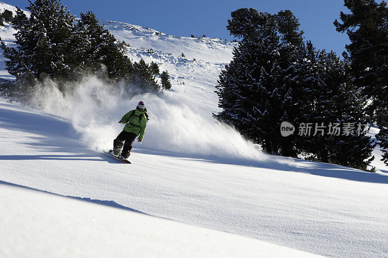 滑雪搭便车者