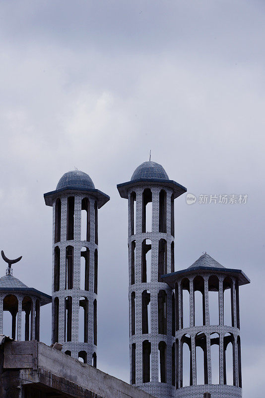 喀麦隆，杜阿拉:清真寺细节