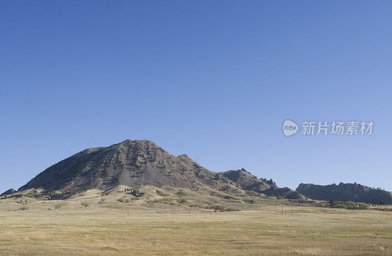 南达科塔斯特吉斯附近的熊丘。黑山。