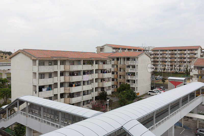 日本冲绳那霸住宅区