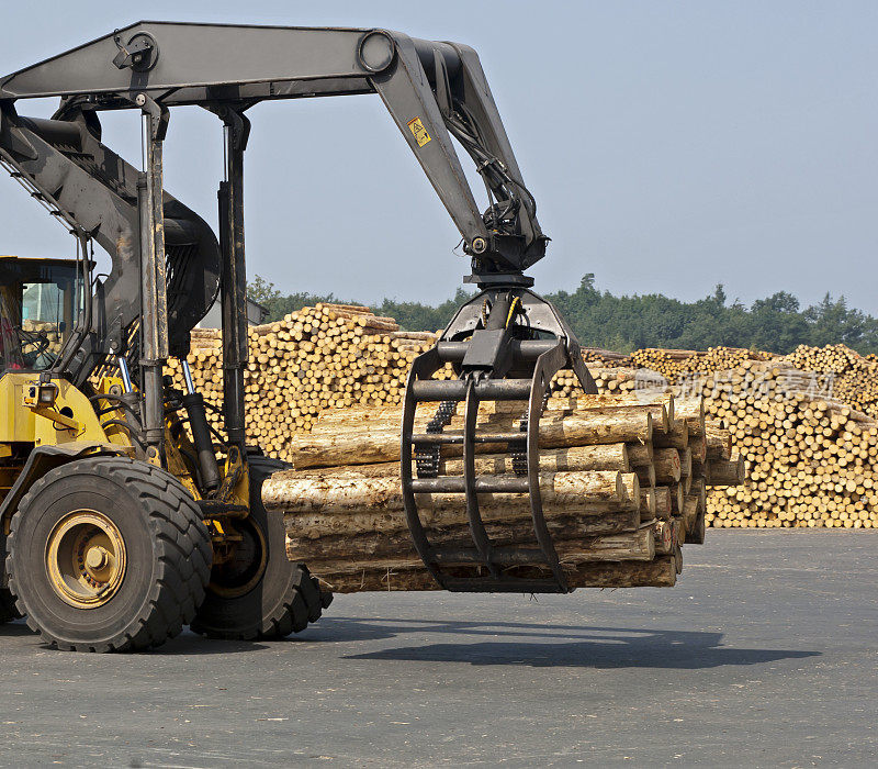 轮式装载机-木材工业