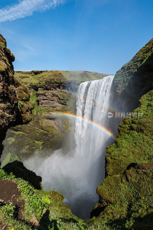 Skogafoss瀑布-冰岛
