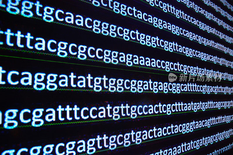 基因组测序。