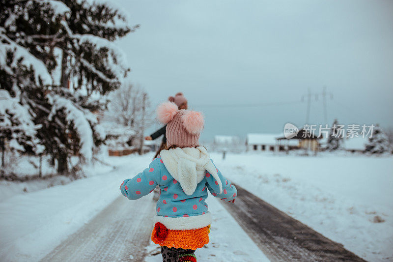 雪地上的乐趣