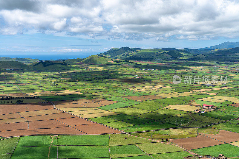 Terceira岛的农田和农业景观-亚速尔群岛