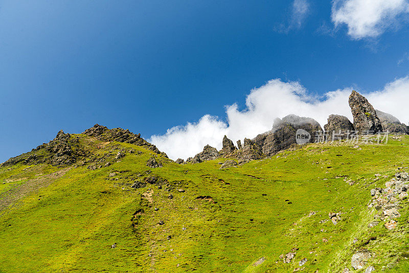 斯凯岛的全景，苏格兰